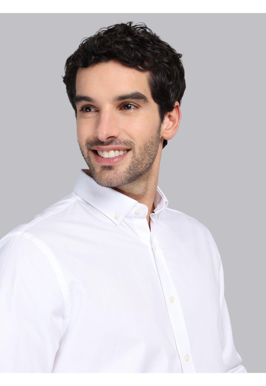 Camisa Texturada Tailored Fit Blanco Piero Butti PBCIF04BL-2