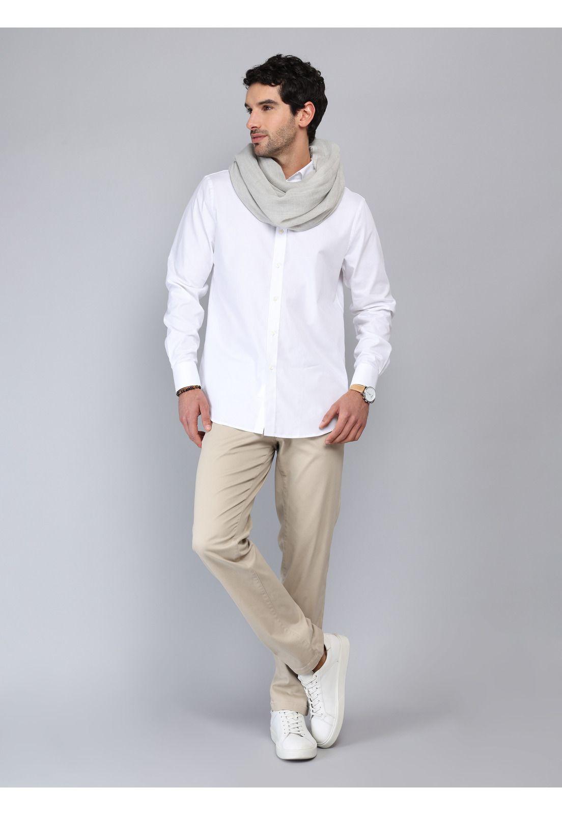 Camisa Texturada Tailored Fit Blanco Piero Butti PBCIF04BL-3