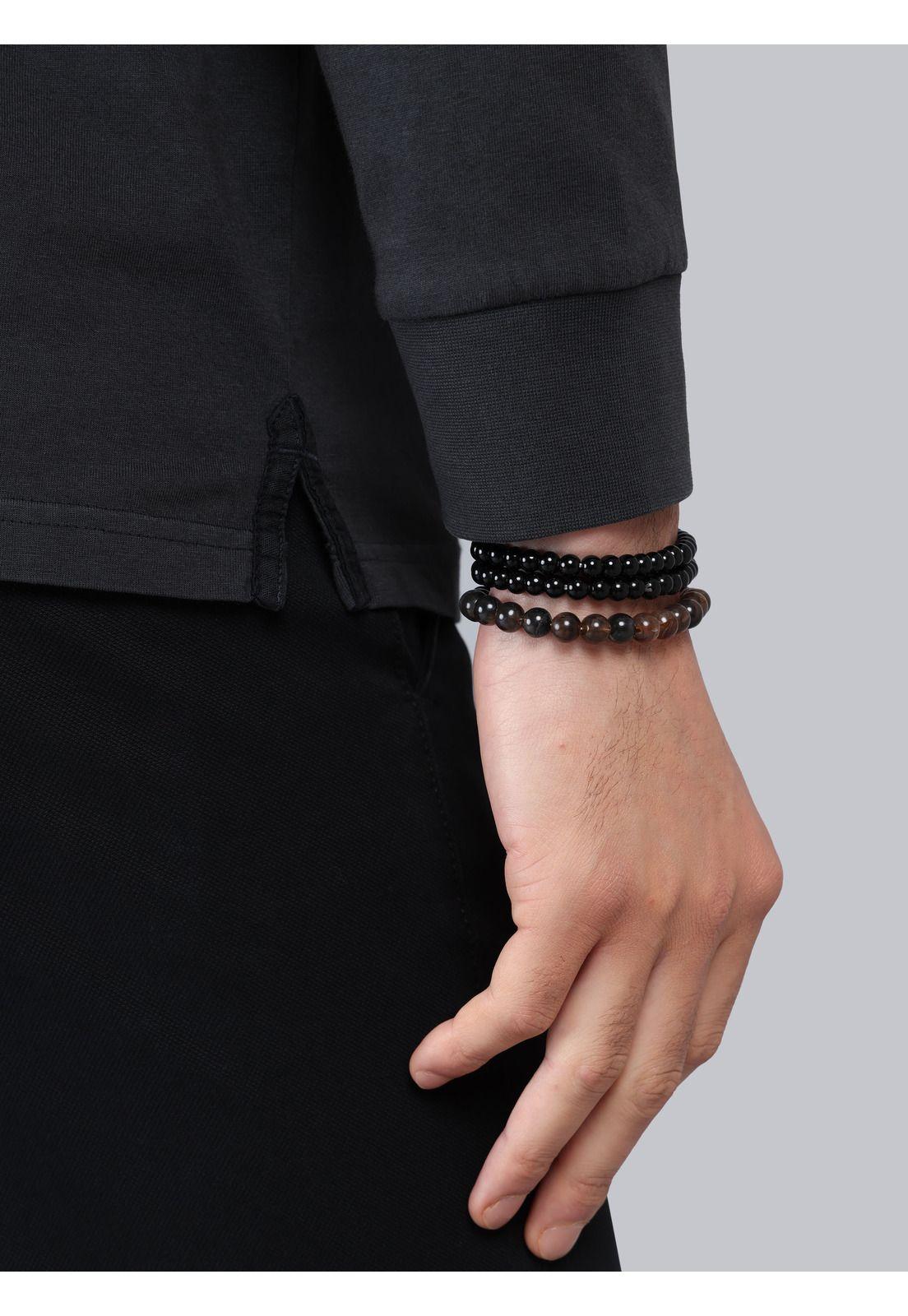 Polera Lisa Stone Wash Regular Fit Negro Arrow PO33071NE-4