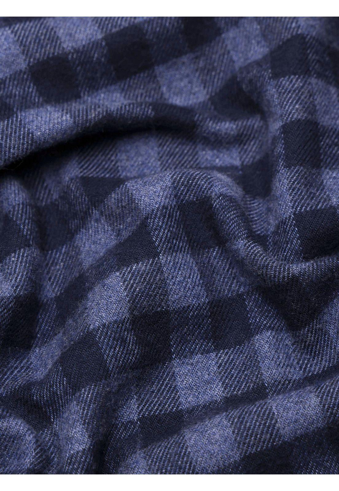 Camisa A Cuadros Regular Fit Azul Arrow CM33018AZ-6