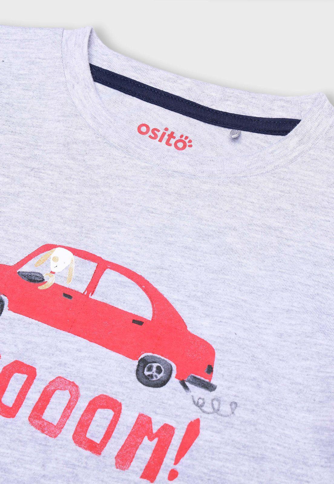 Polera Estampada Niño Osito-2