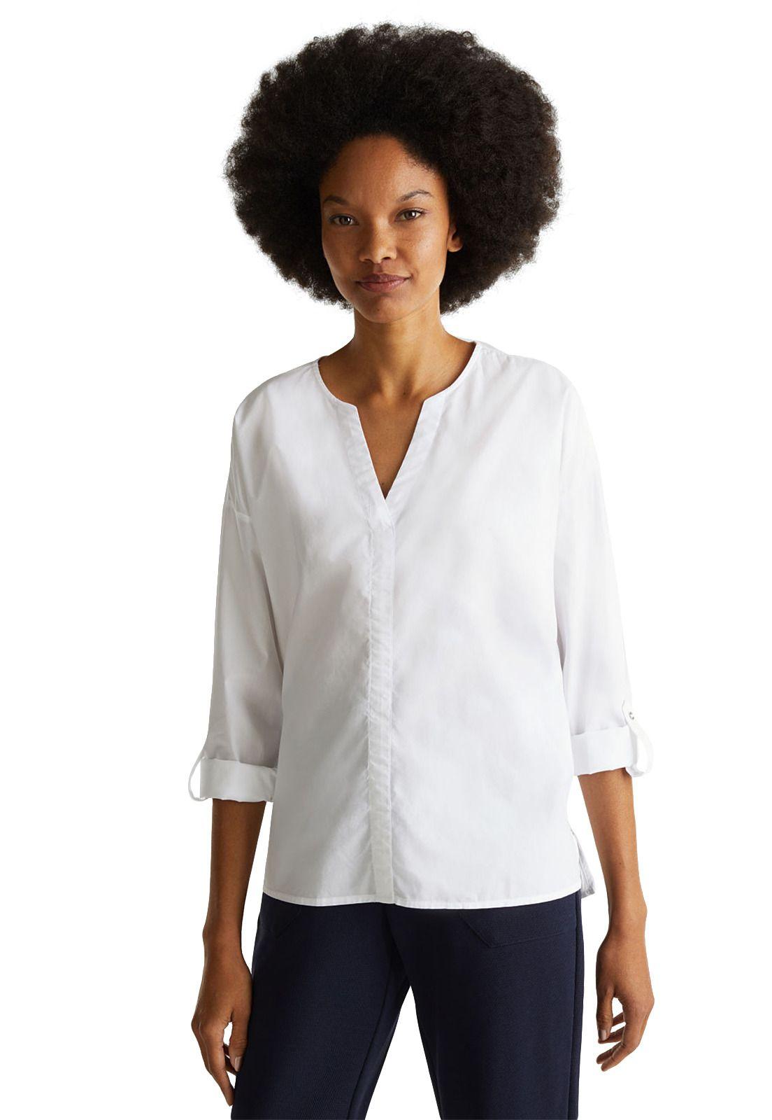 Blusa mangas remangables-4