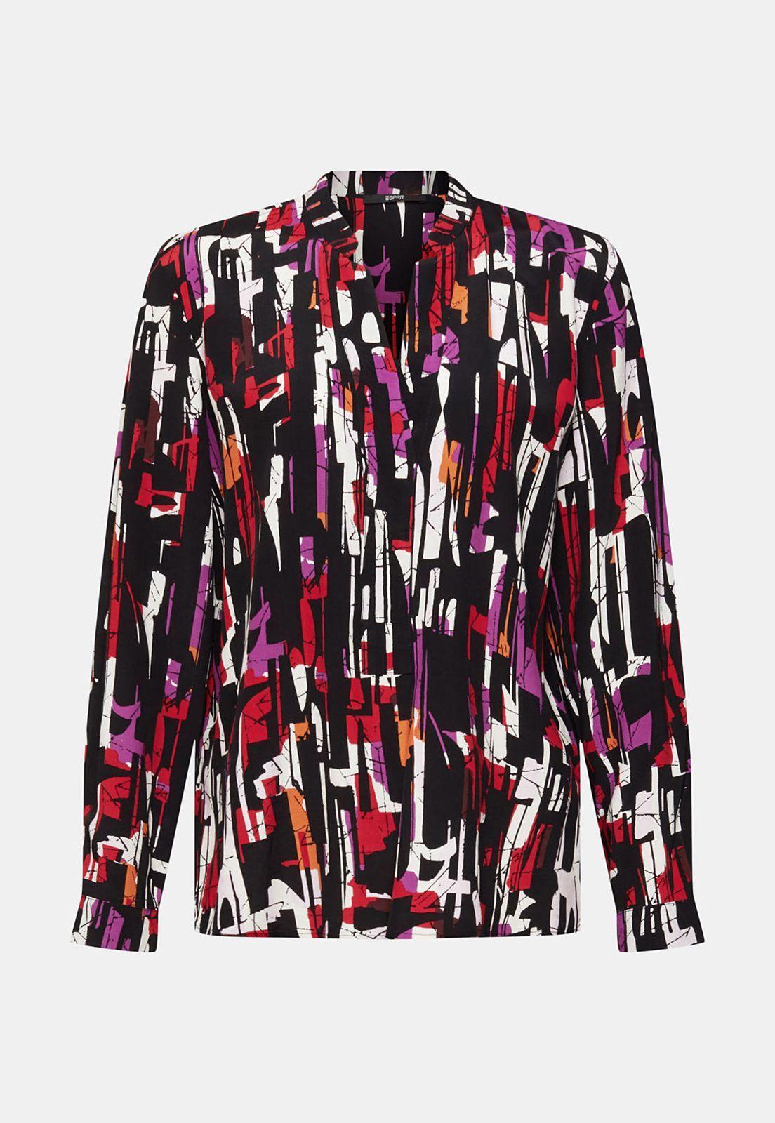 Blusa Manga Larga Estampada Mujer Esprit-3
