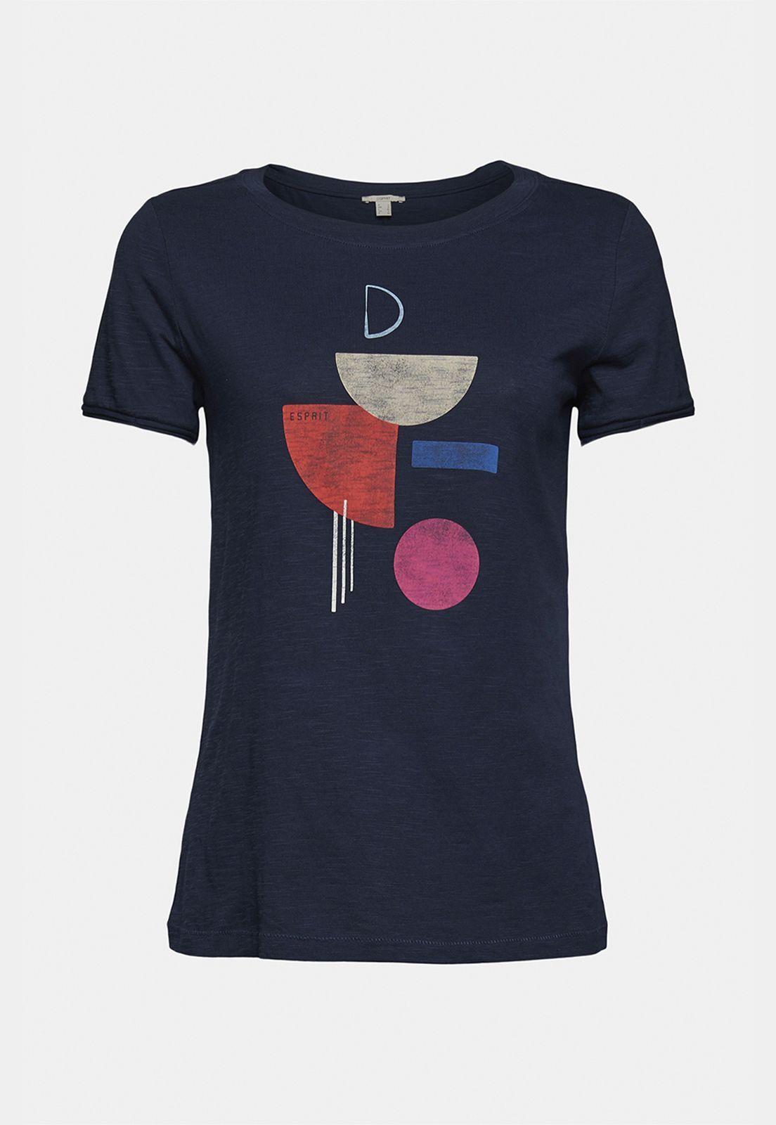 Polera Mujer Manga Corta Con Estampado Esprit-3