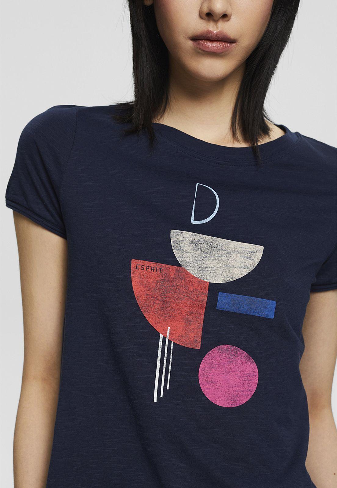 Polera Mujer Manga Corta Con Estampado Esprit-2