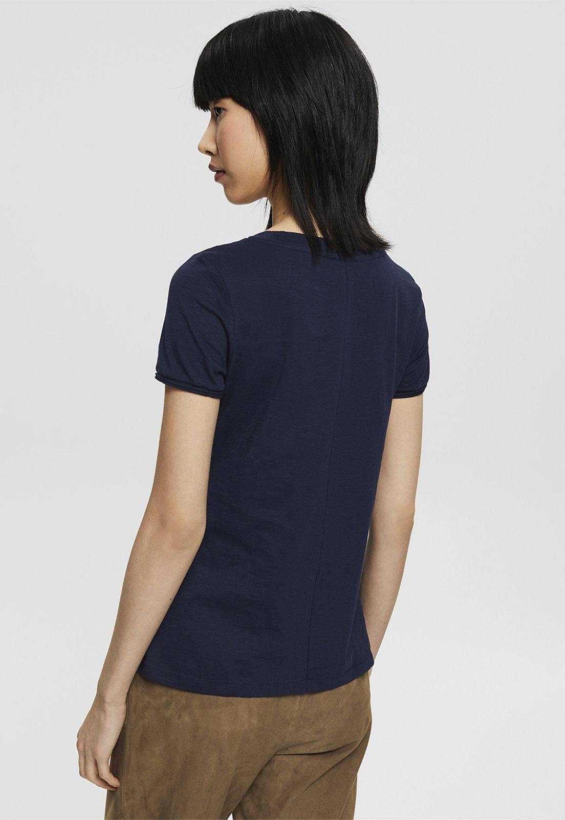 Polera Mujer Manga Corta Con Estampado Esprit-1