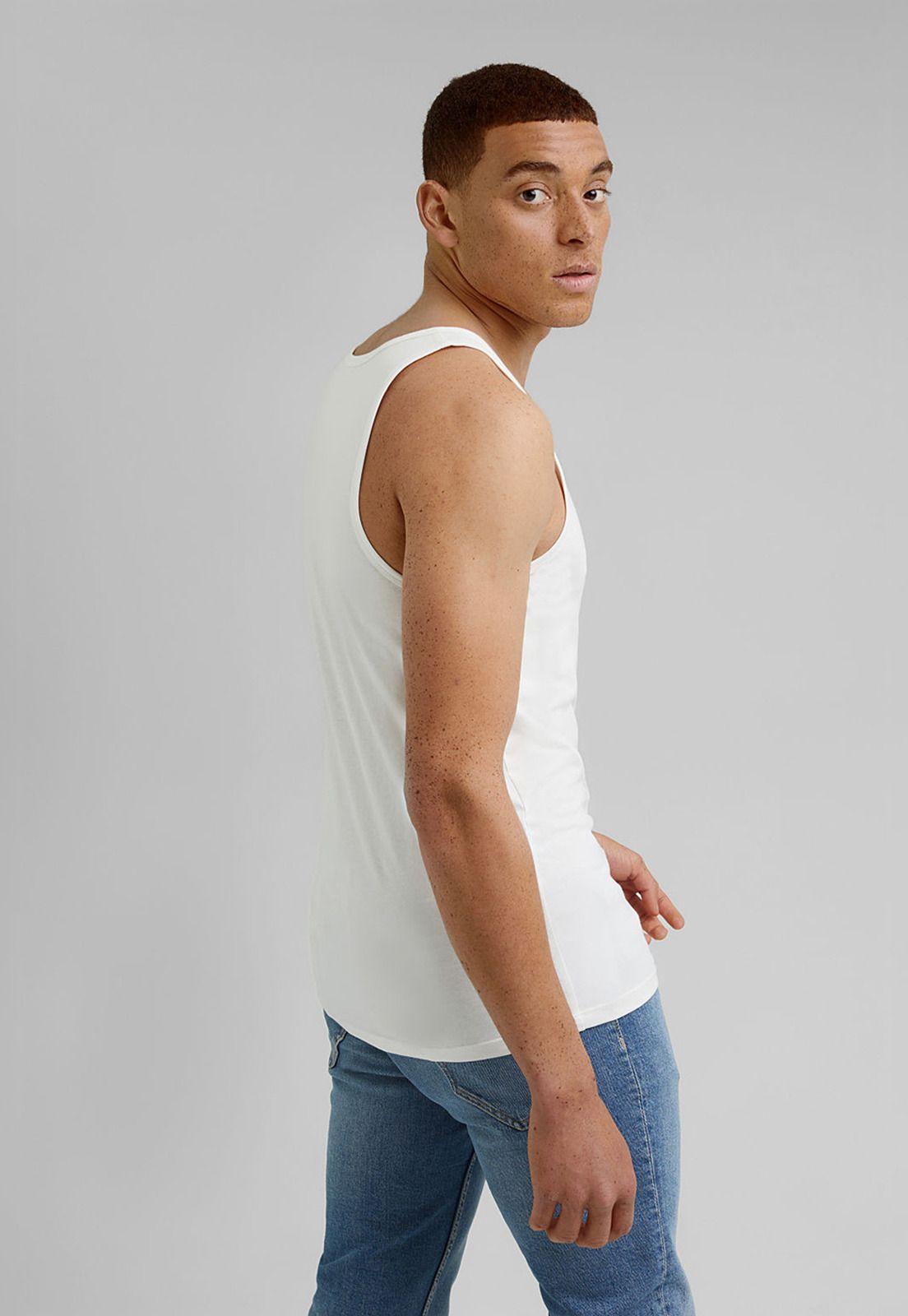 Polera Hombre Sin Mangas Con Estampado Esprit-5