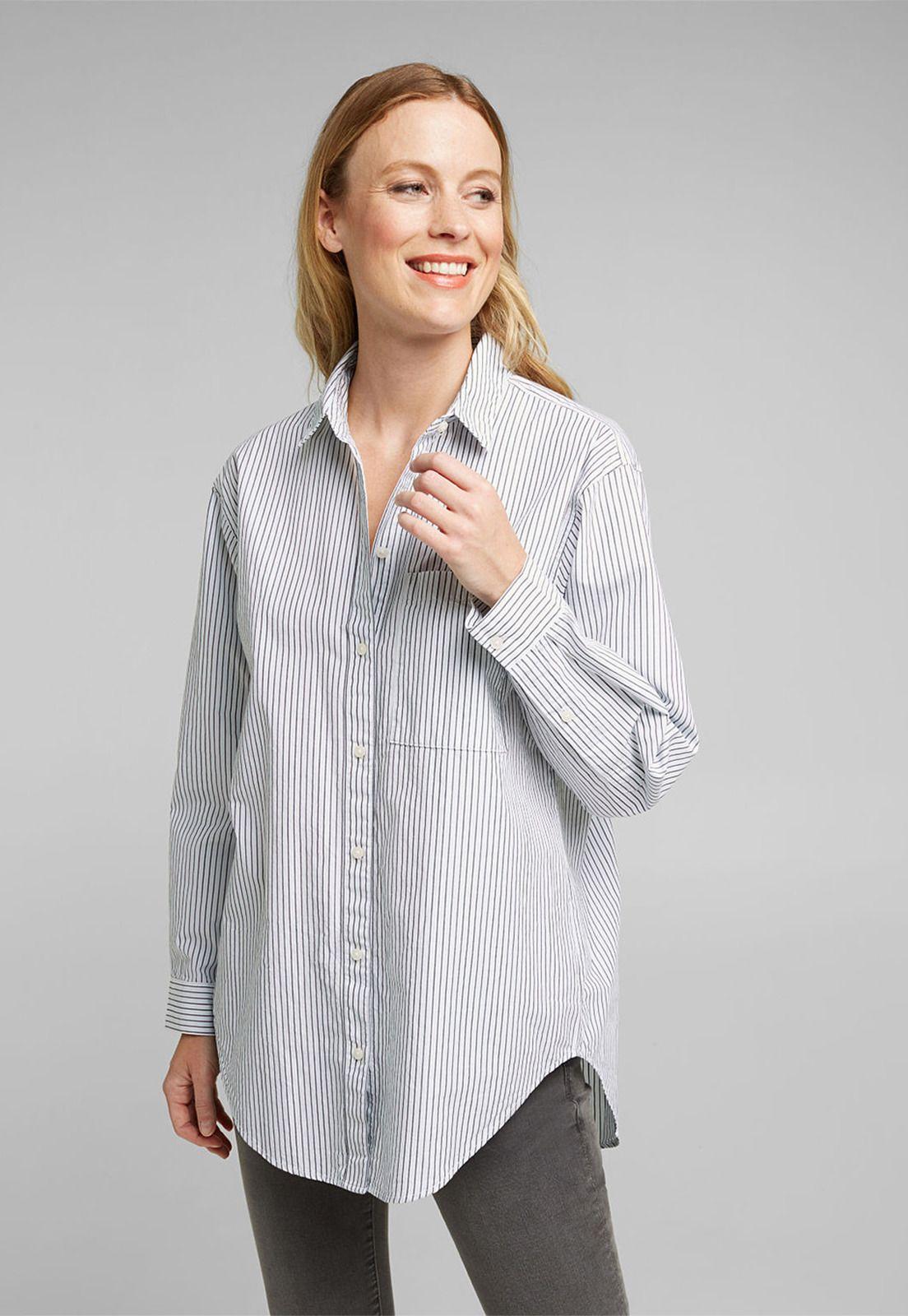 Blusa Mujer Manga Larga Rayada Esprit-0