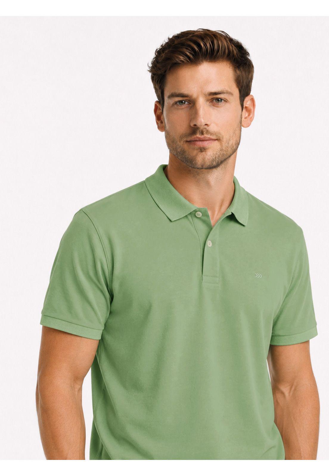 Polera Pique Regular Fit Verde Arrow PO34030VE-2