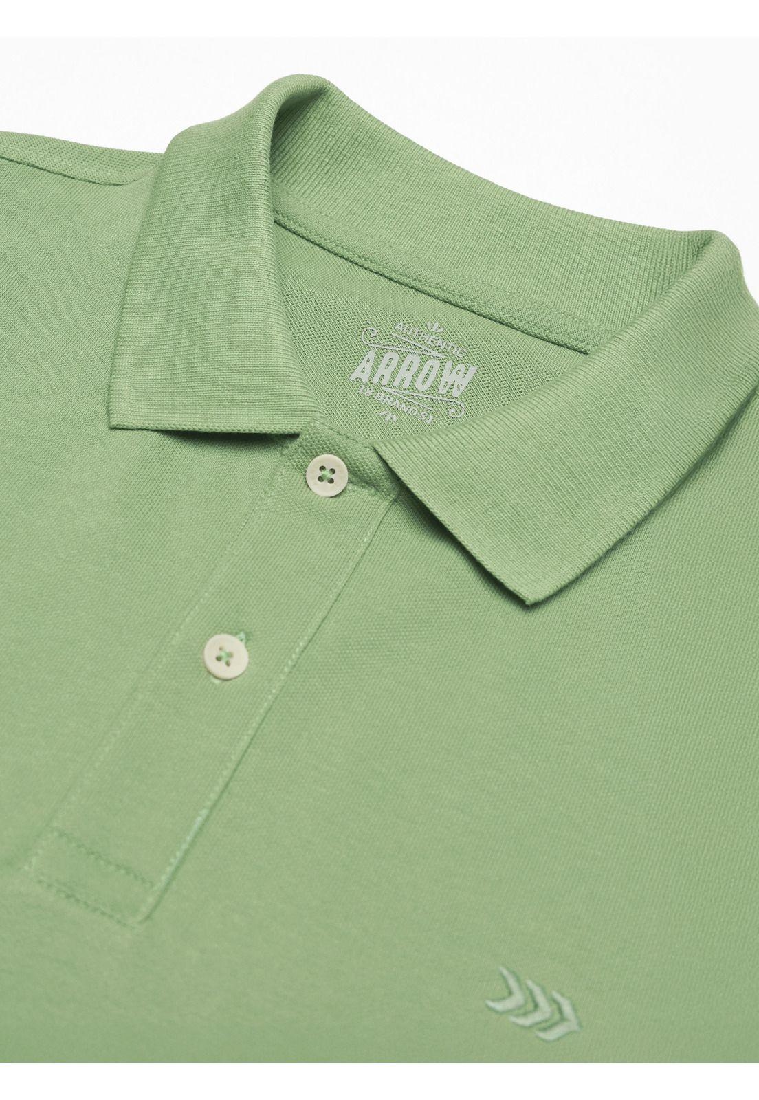 Polera Pique Regular Fit Verde Arrow PO34030VE-4