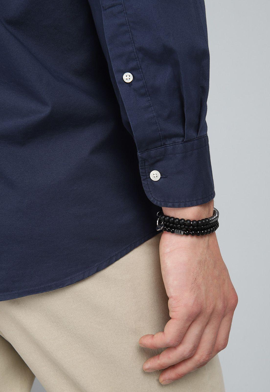 Camisa Lisa Manga Larga Arrow CM31006NB-5