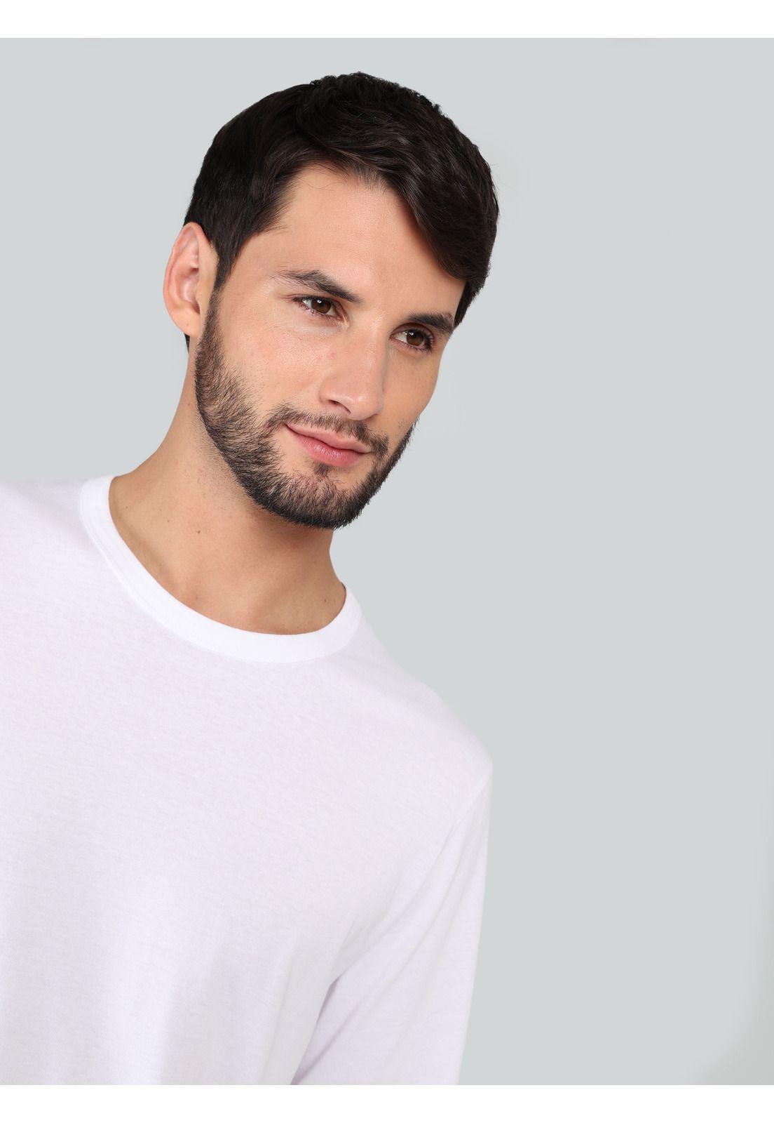 Polera Manga Larga Regular Fit Blanco Arrow PO33023BL-2