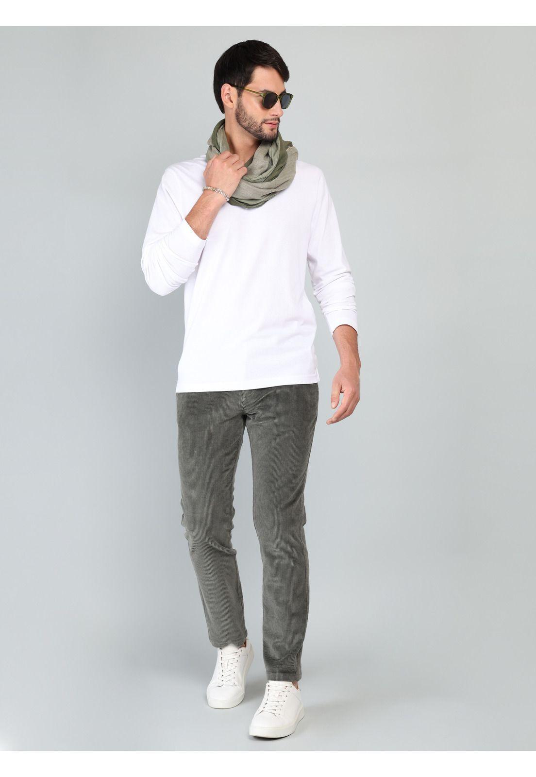 Polera Manga Larga Regular Fit Blanco Arrow PO33023BL-3