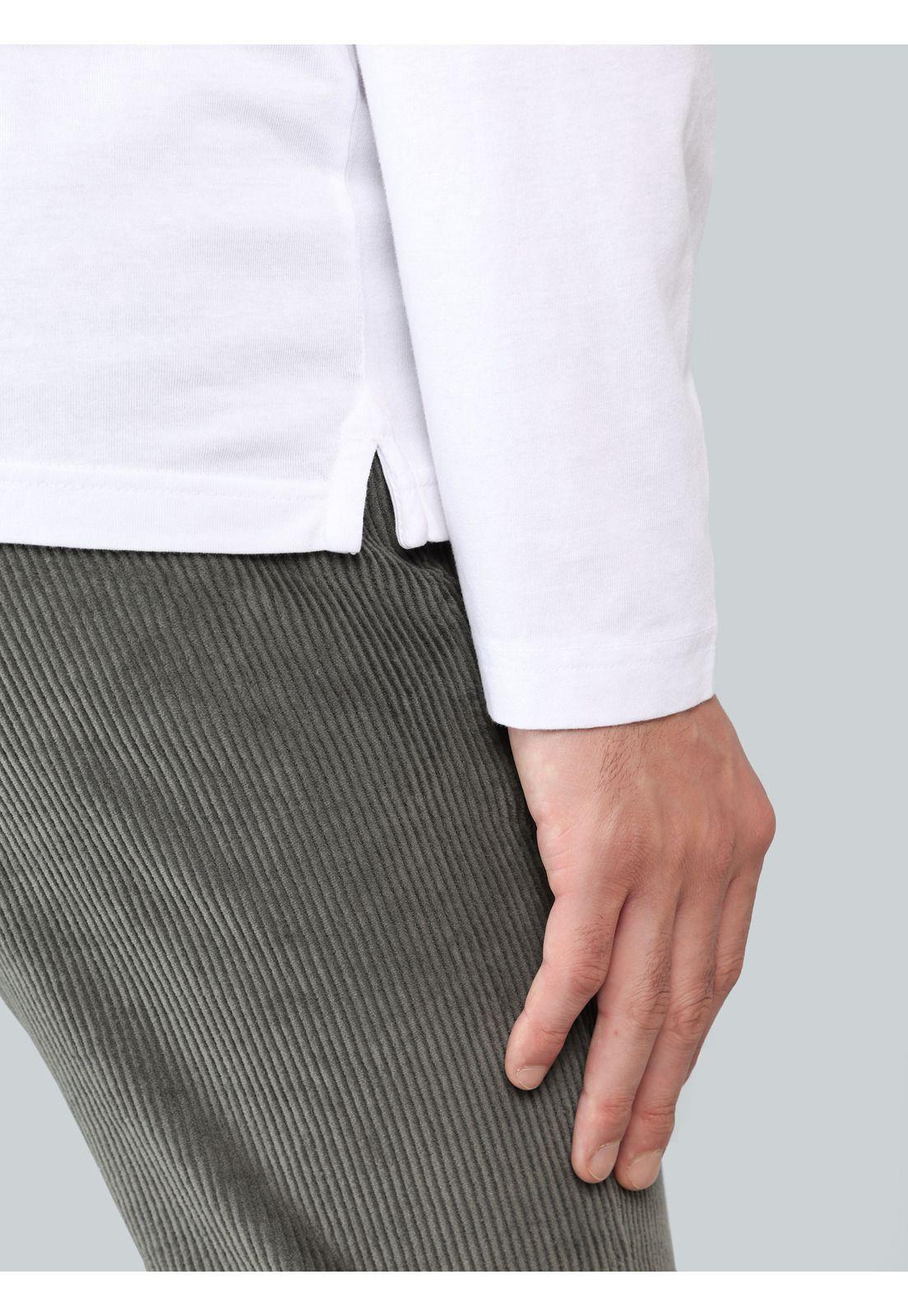 Polera Manga Larga Regular Fit Blanco Arrow PO33023BL-4