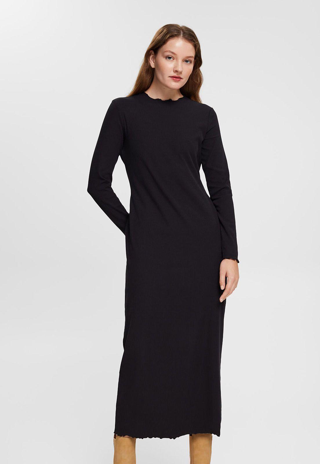 Vestido Con Mangas Largas Mujer Esprit-0