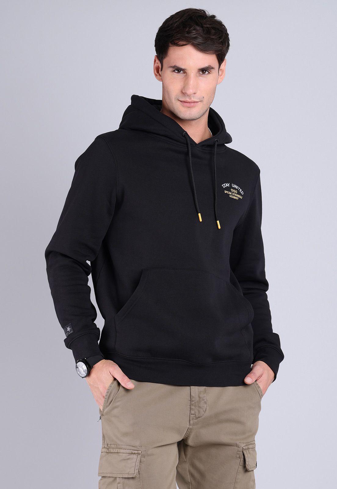 Polerón Canguro Con Capucha Hombre Soviet SPLH702NE-0