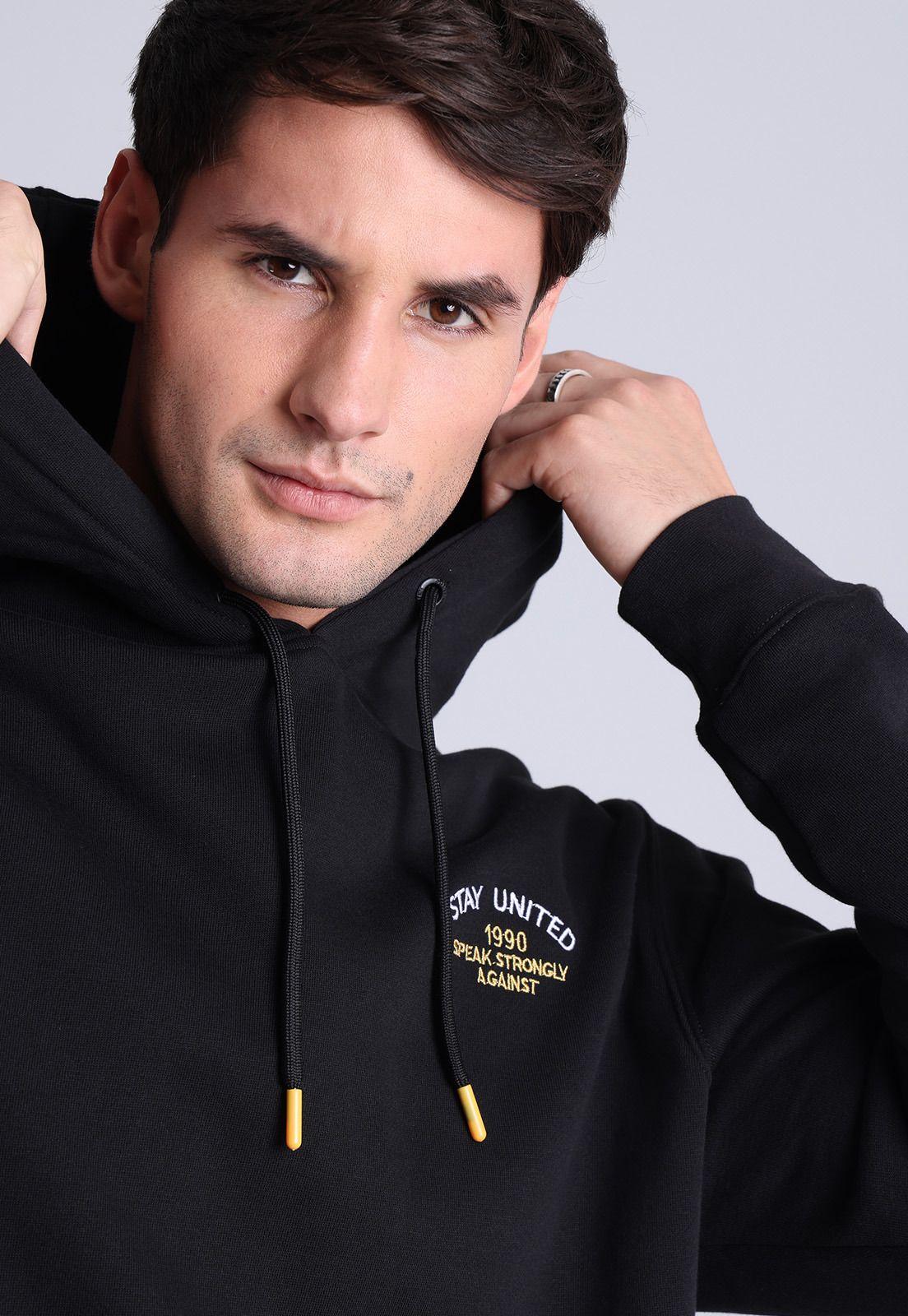 Polerón Canguro Con Capucha Hombre Soviet SPLH702NE-2