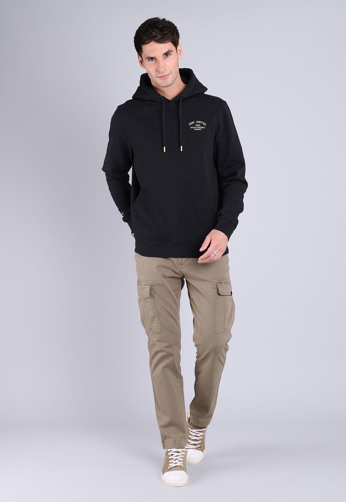 Polerón Canguro Con Capucha Hombre Soviet SPLH702NE-3