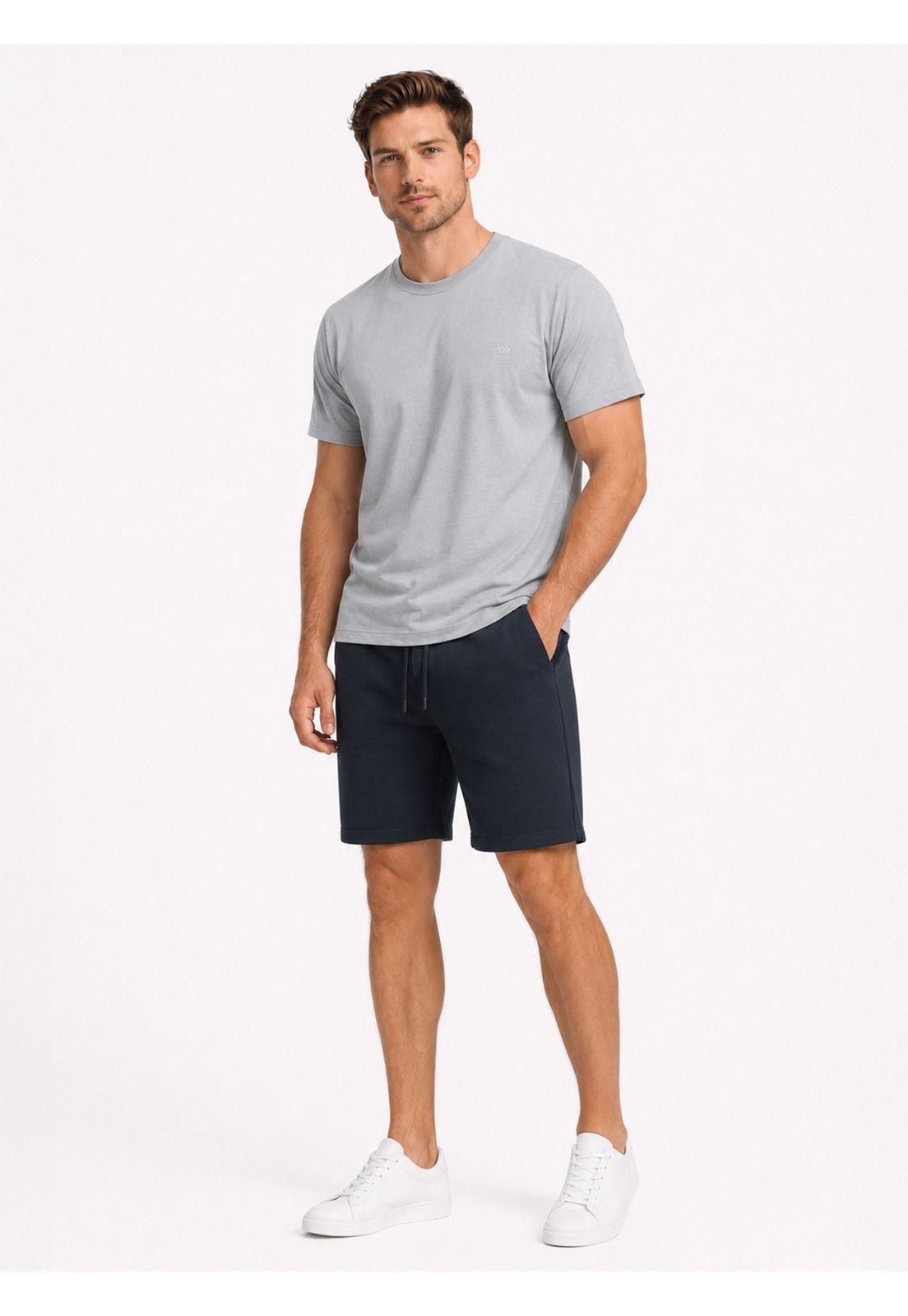 Polera Algodón-Modal Lisa Regular Fit Gris Arrow PO34042GR-3