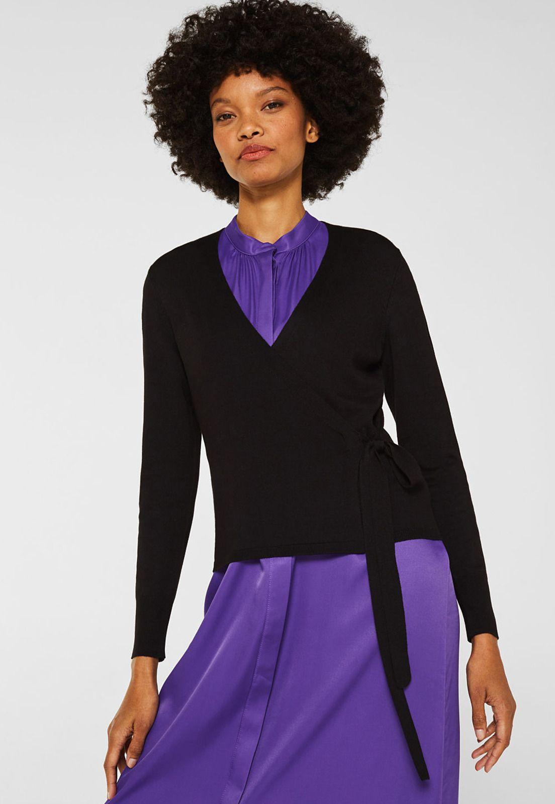 Sweater Mujer Cruzado Esprit-0