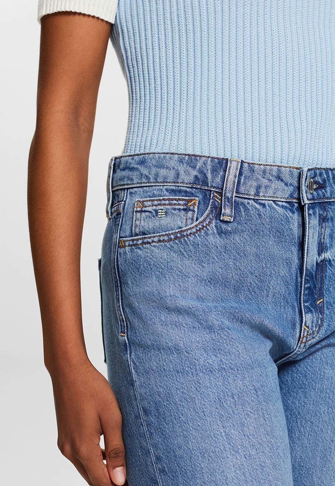 Jeans Straight Tiro Alto Mujer Esprit 034EE1B331-3