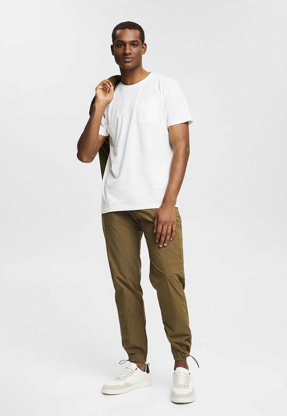 Polera Con Bolsillo En El Pecho Esprit Marrón-2