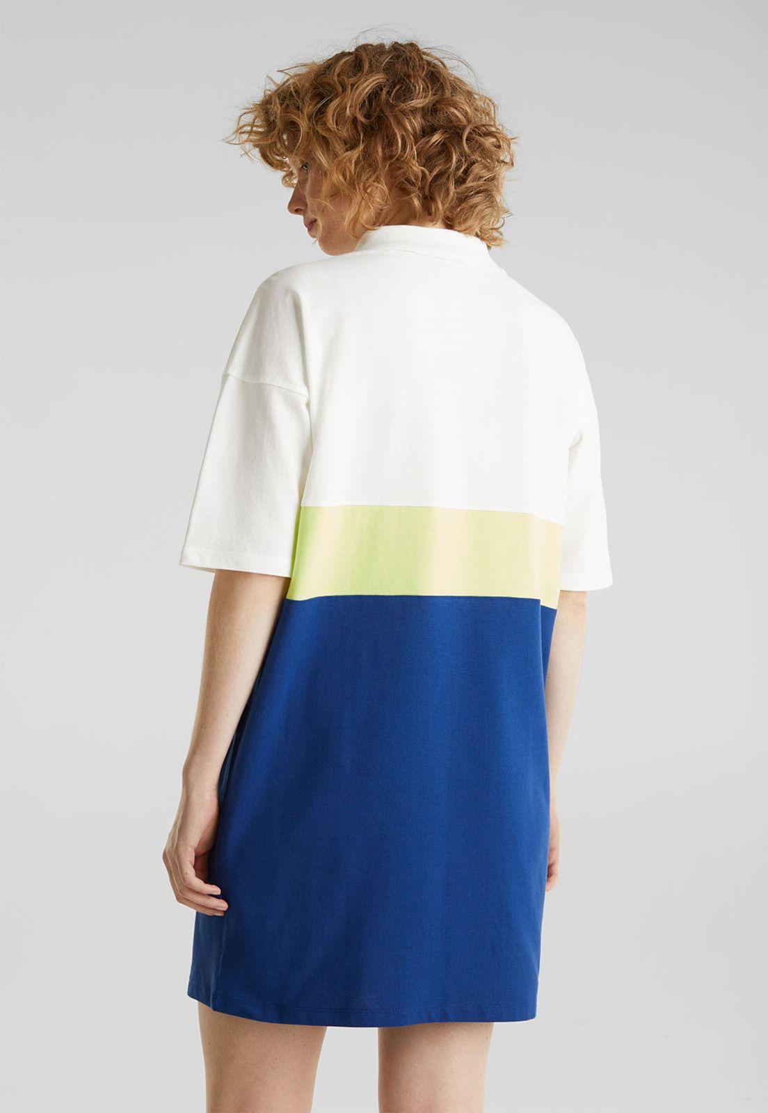 Vestido piqué bloques color-5