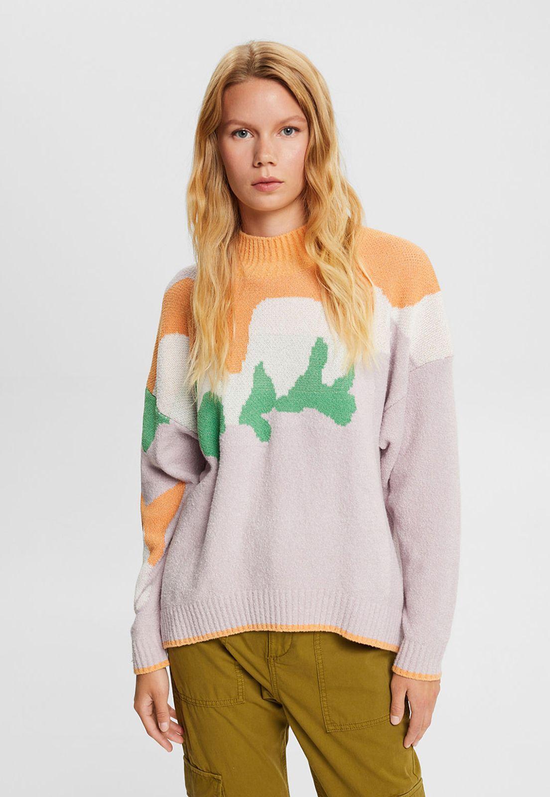 Sweater Cuello Alto Mujer Esprit-0