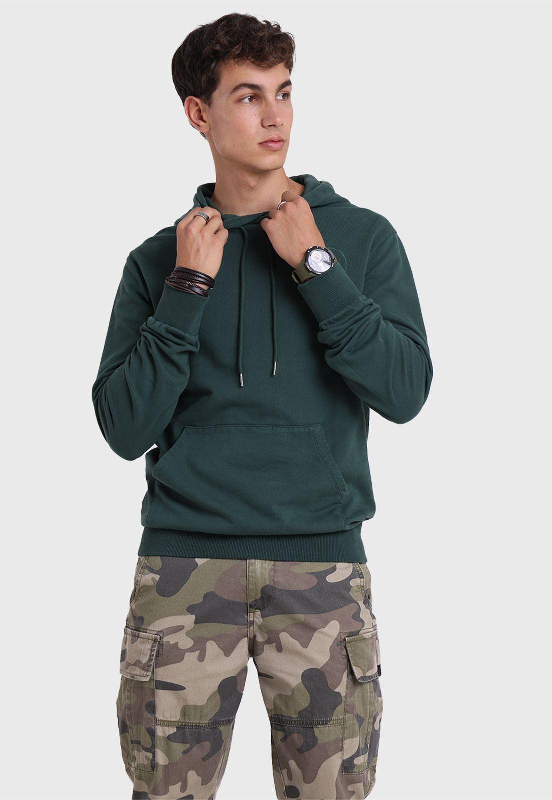 Poleron Con Gorro Hombre Soviet SPL2713VE-1