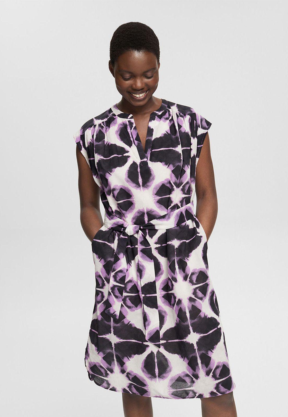 Vestido Estampado Allover Esprit-0