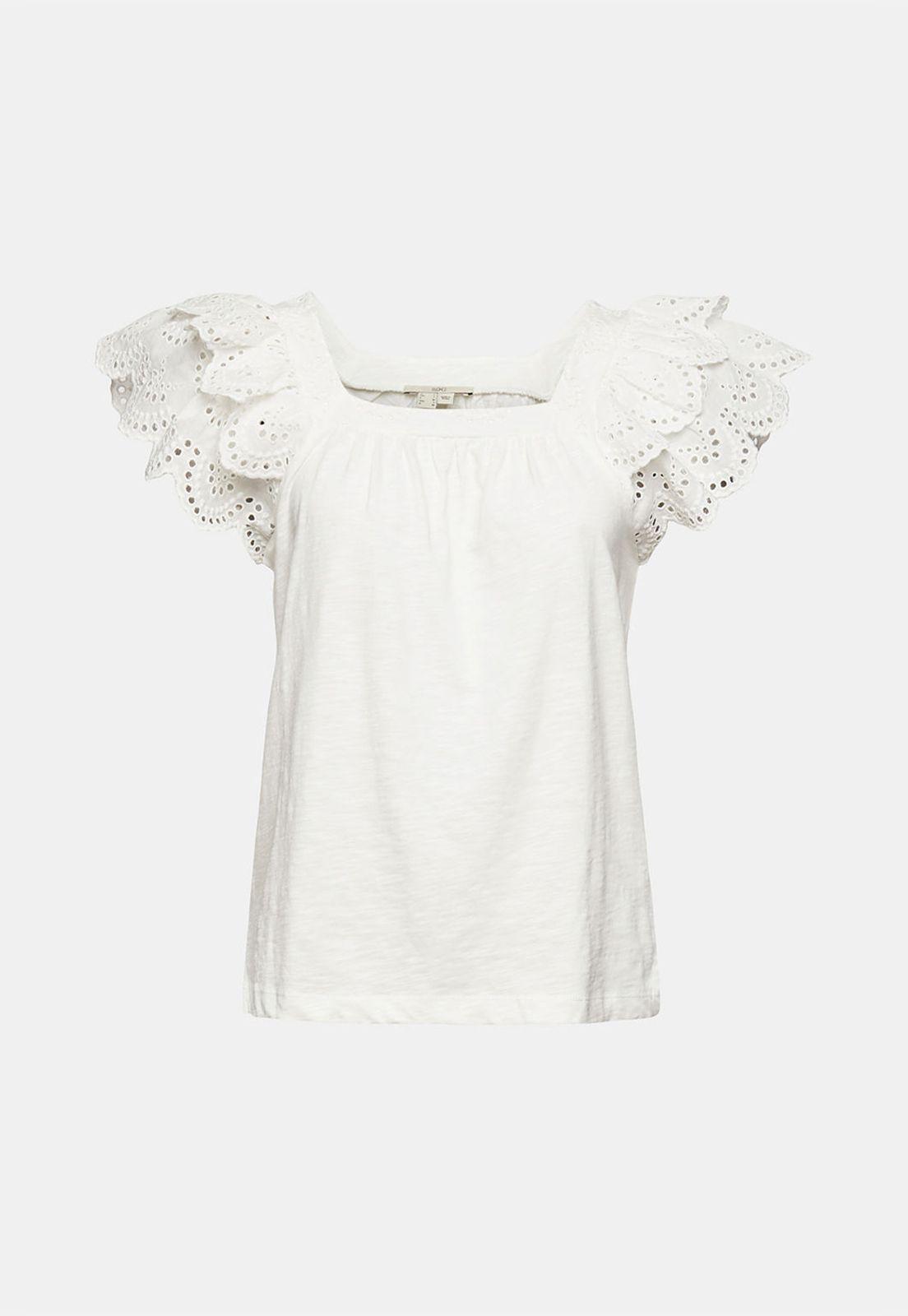 Polera Con Mangas Avolantadas Esprit-3