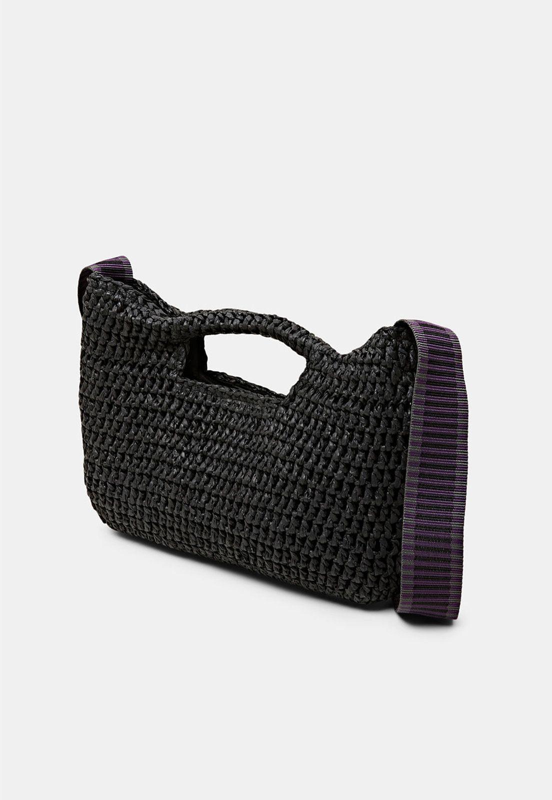 Cartera Bandolera De Rafia Mujer Esprit Naranja-1