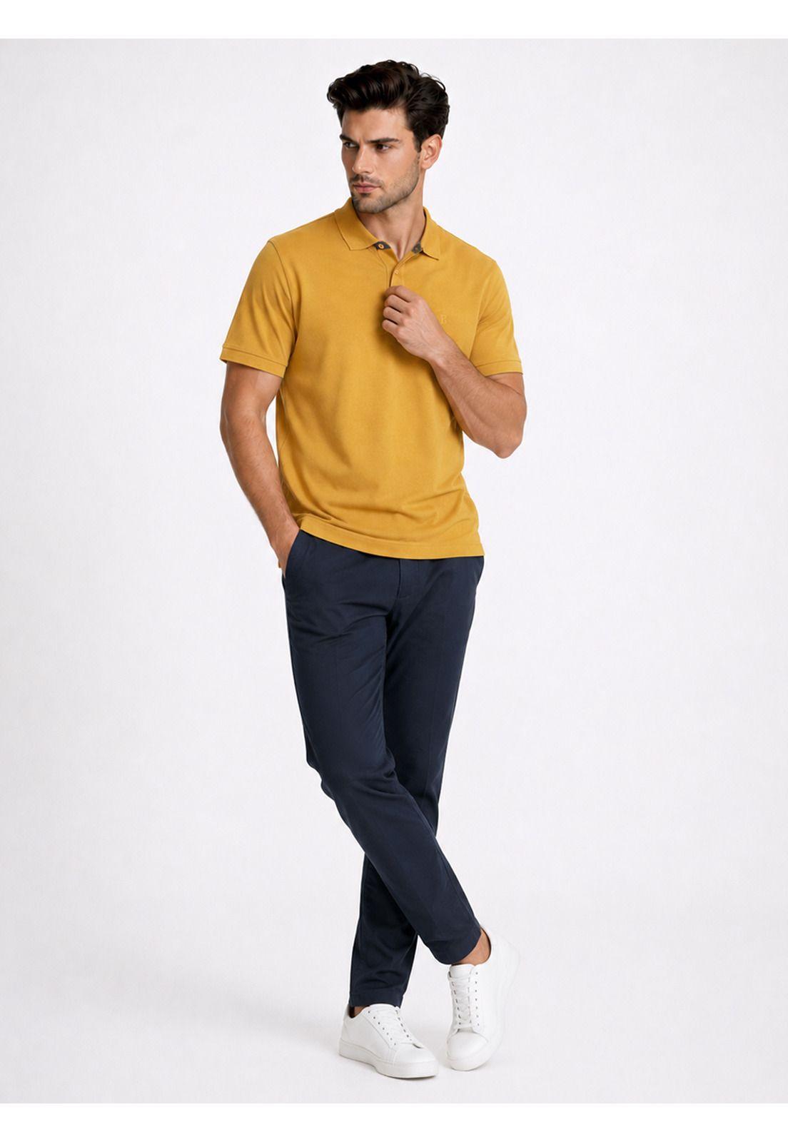 Pantalón Chino Spandex Regular Fit Azul Marino Piero Butti PBDVB01NB-3