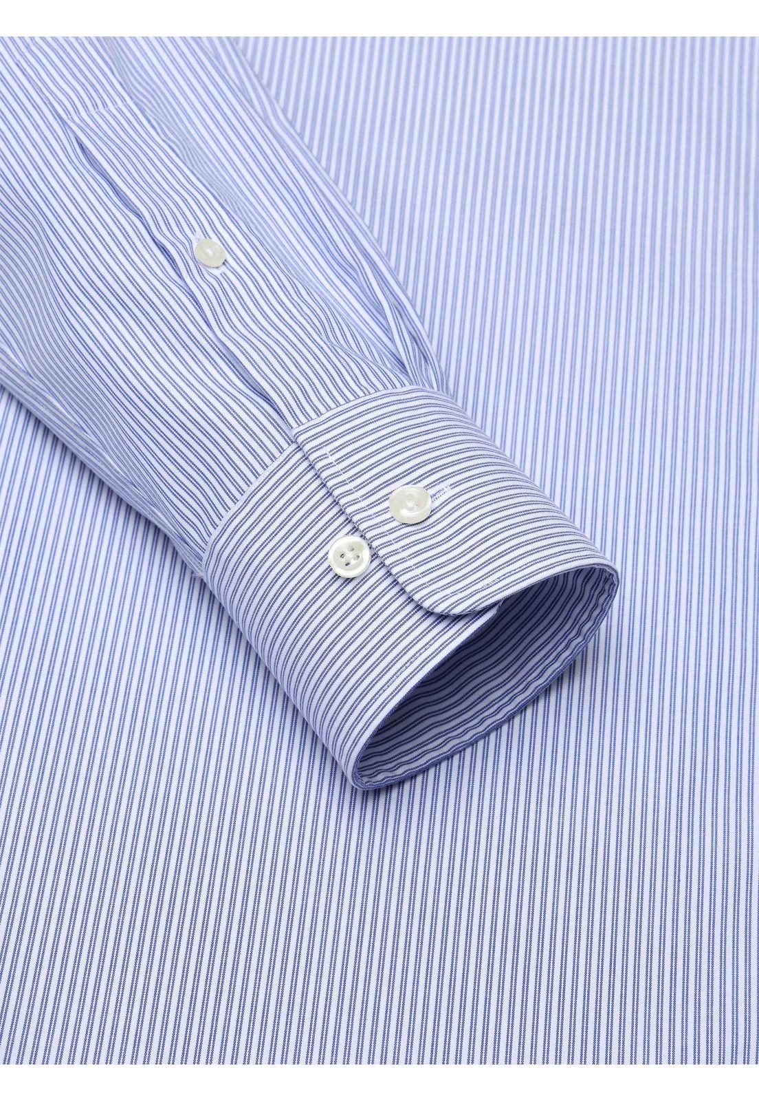Camisa Formal Rayas Non Iron Tailored Fit Azul Arrow ARM0491AZ-4