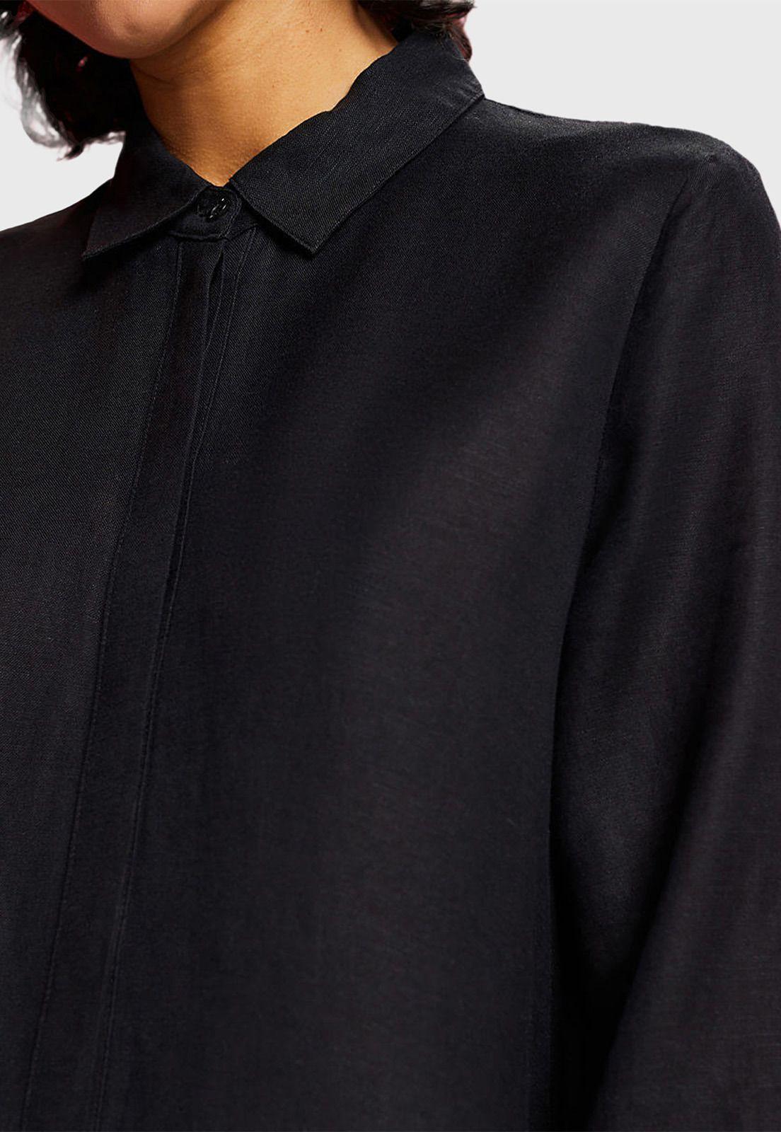 Vestido Camisero Mangas Largas Mujer Esprit-2