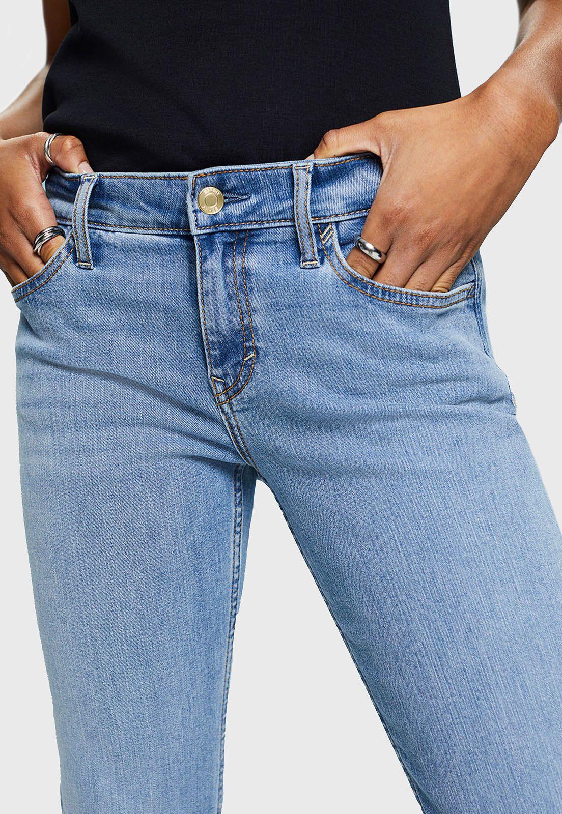Jeans Acampanados De Tiro Medio Mujer Esprit 994EE1B313-2