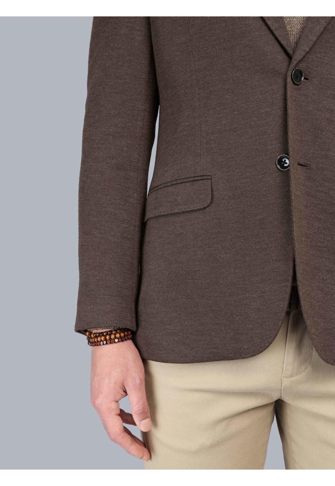 Blazer Fantasía Flex Tailored Fit Café Arrow 5033994CA-5