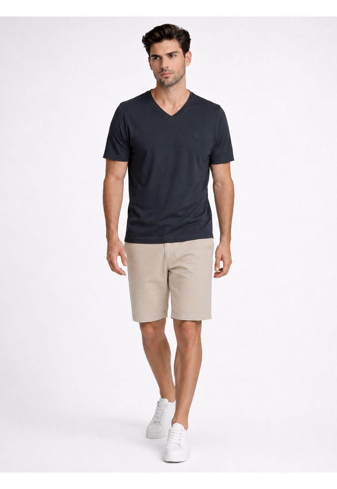 Polera Cuello V Regular Fit Azul Marino Piero Butti PBDVK54NB-3