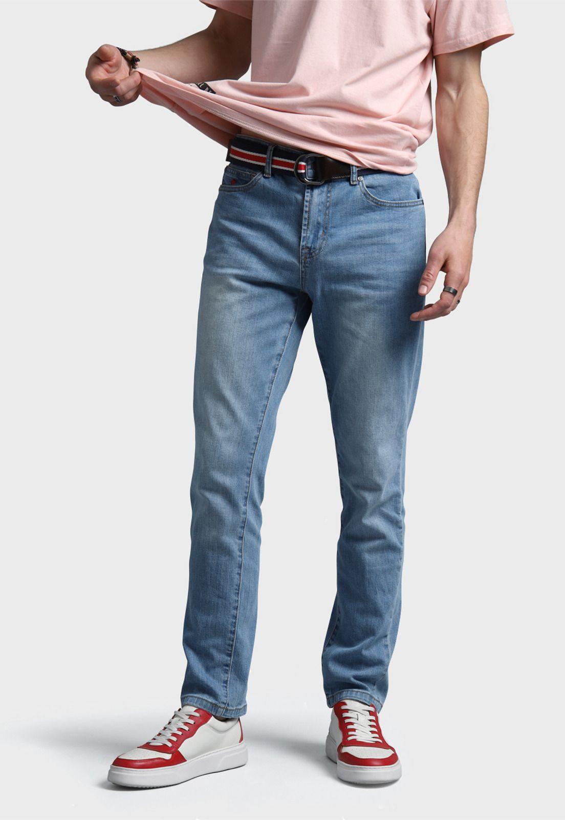 Jeans Slim Fit Hombre Soviet SJEHI32CE-0