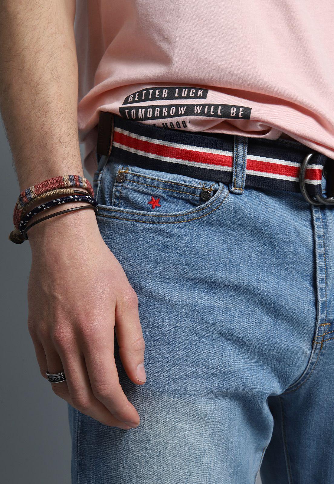 Jeans Slim Fit Hombre Soviet SJEHI32CE-1