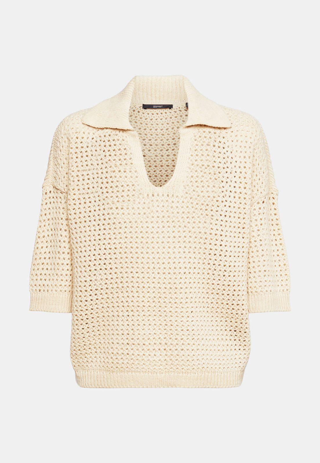 Sweater De Punto Con Textura Mujer Esprit-3