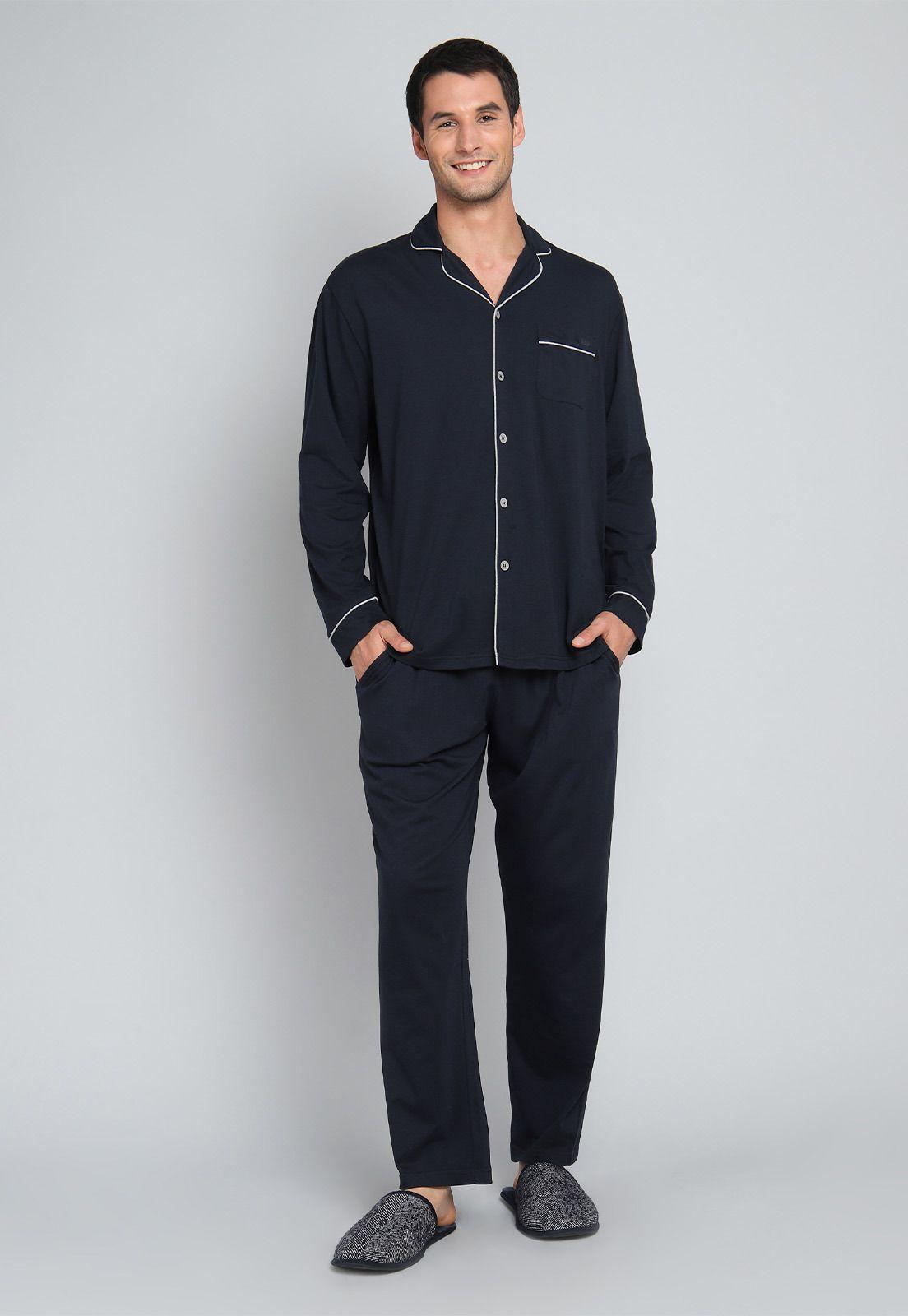 Pijama Largo Clásico Arrow P1I3103AZ-0