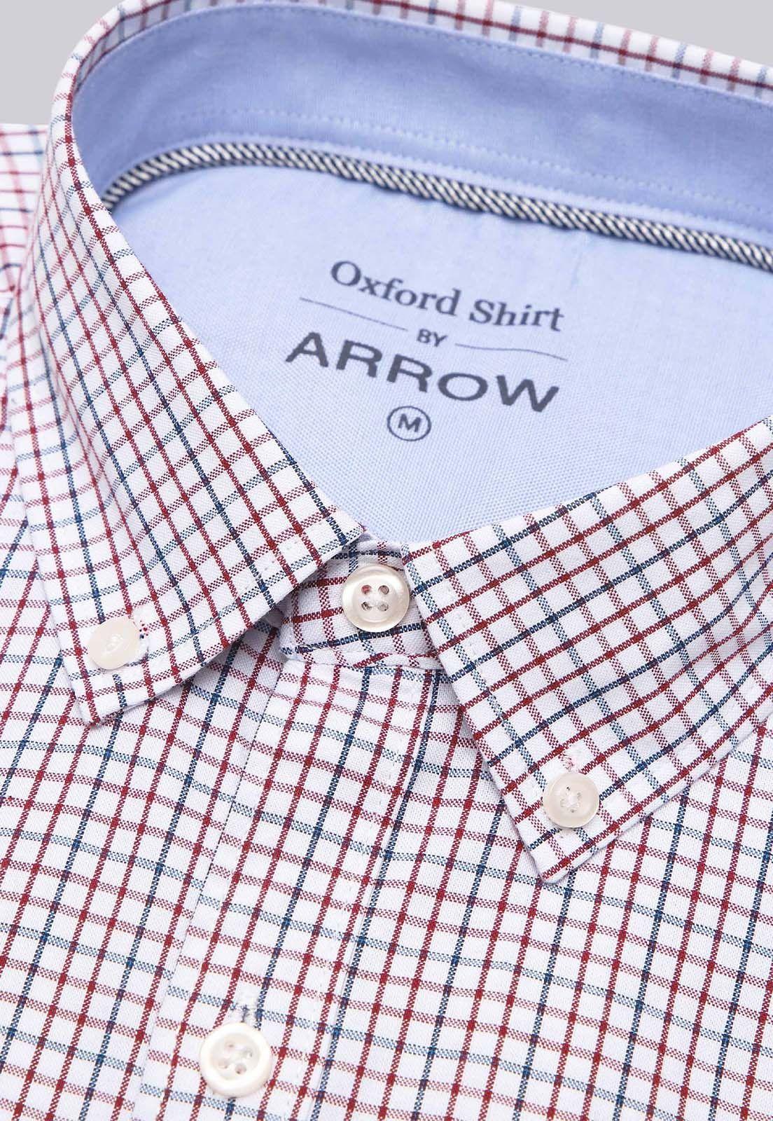 Camisa Oxford Manga Larga Arrow CM32034RO-4