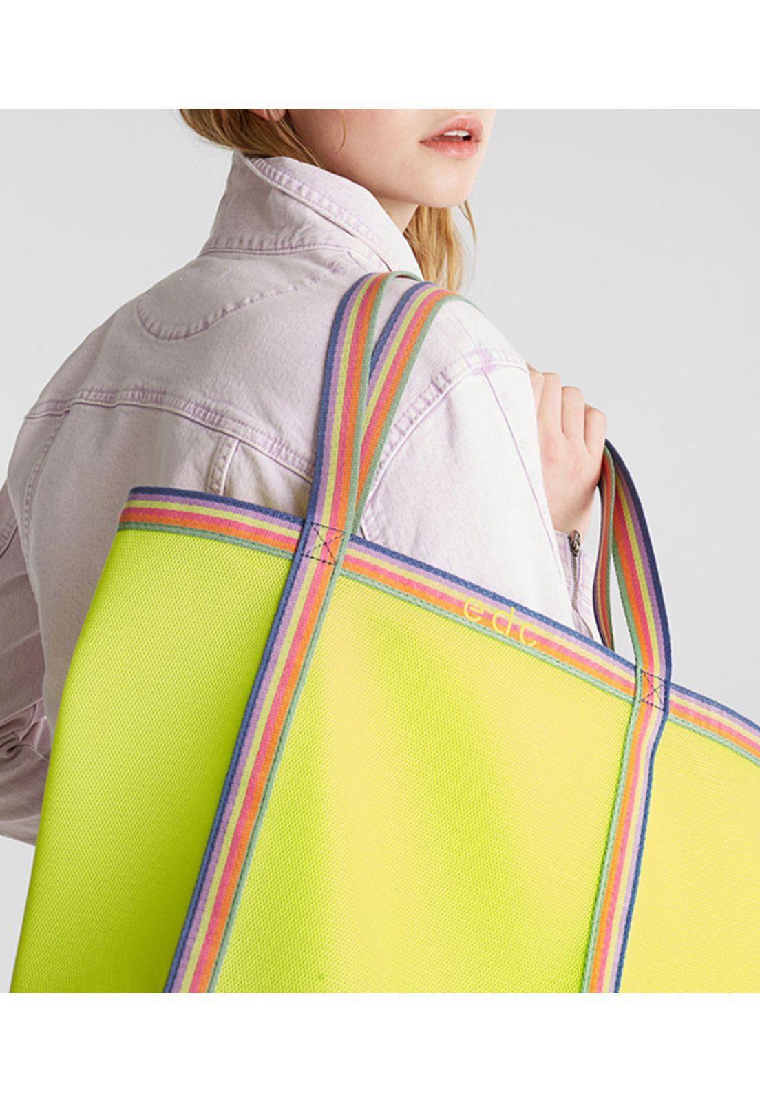 Bolso shopper de malla firme-0