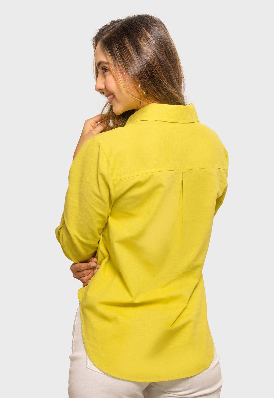 Blusa Camisera Lino Mujer Esprit 111G004-1