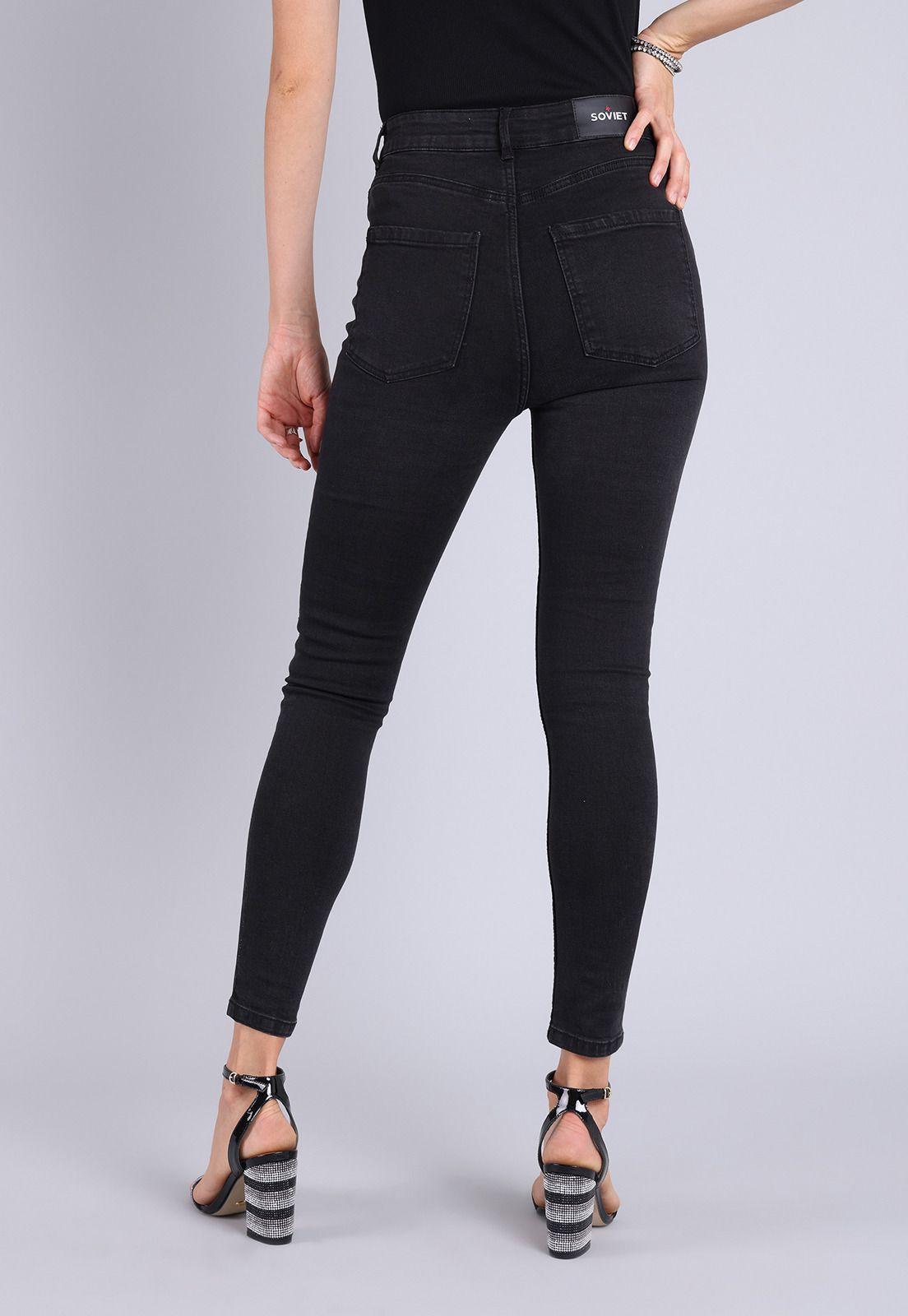 Jeans Spandex Tiro Alto Mujer Soviet-1