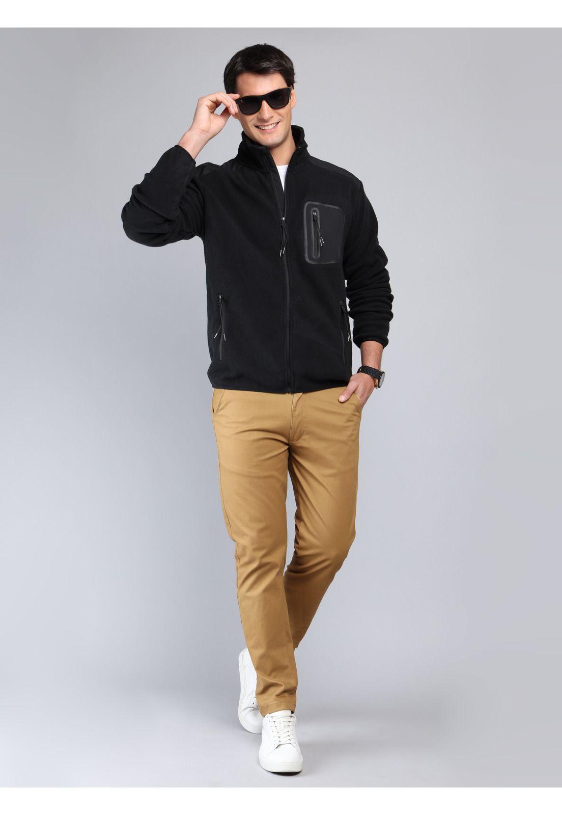 Pantalón Chino Spandex Regular Fit Camel Soviet SCIB100TA-3