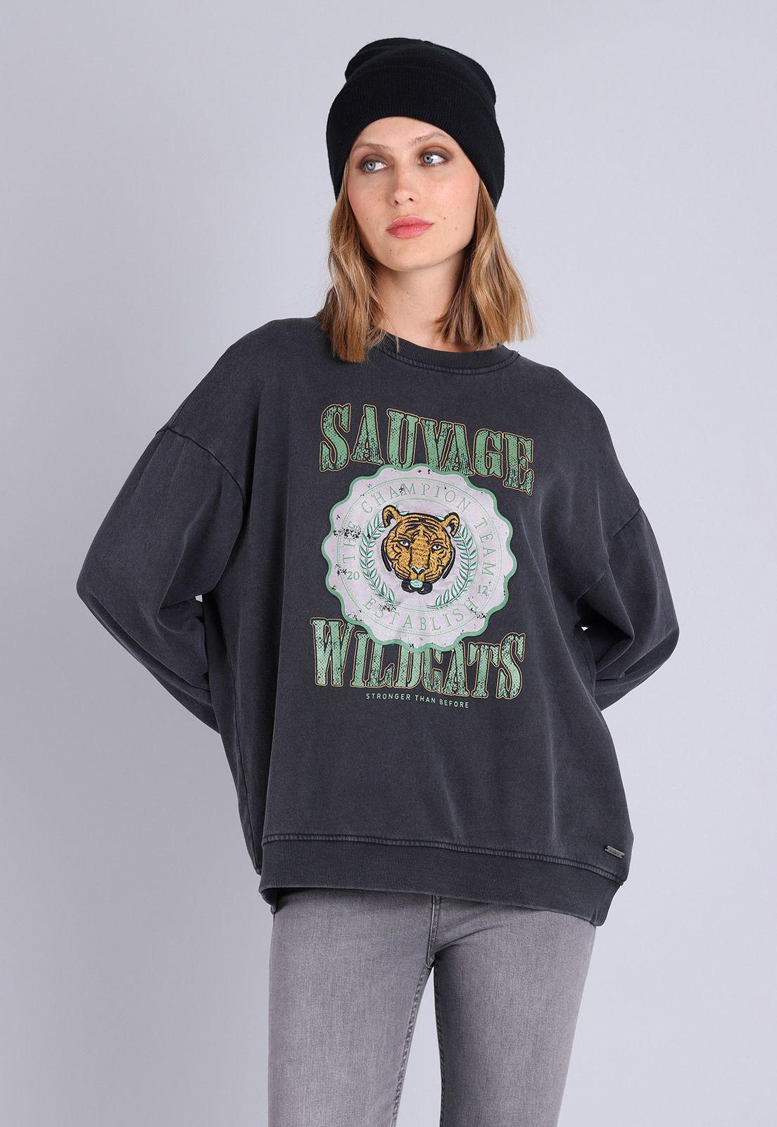 Polerón Estampado Mujer Soviet AISMJ02NE-4