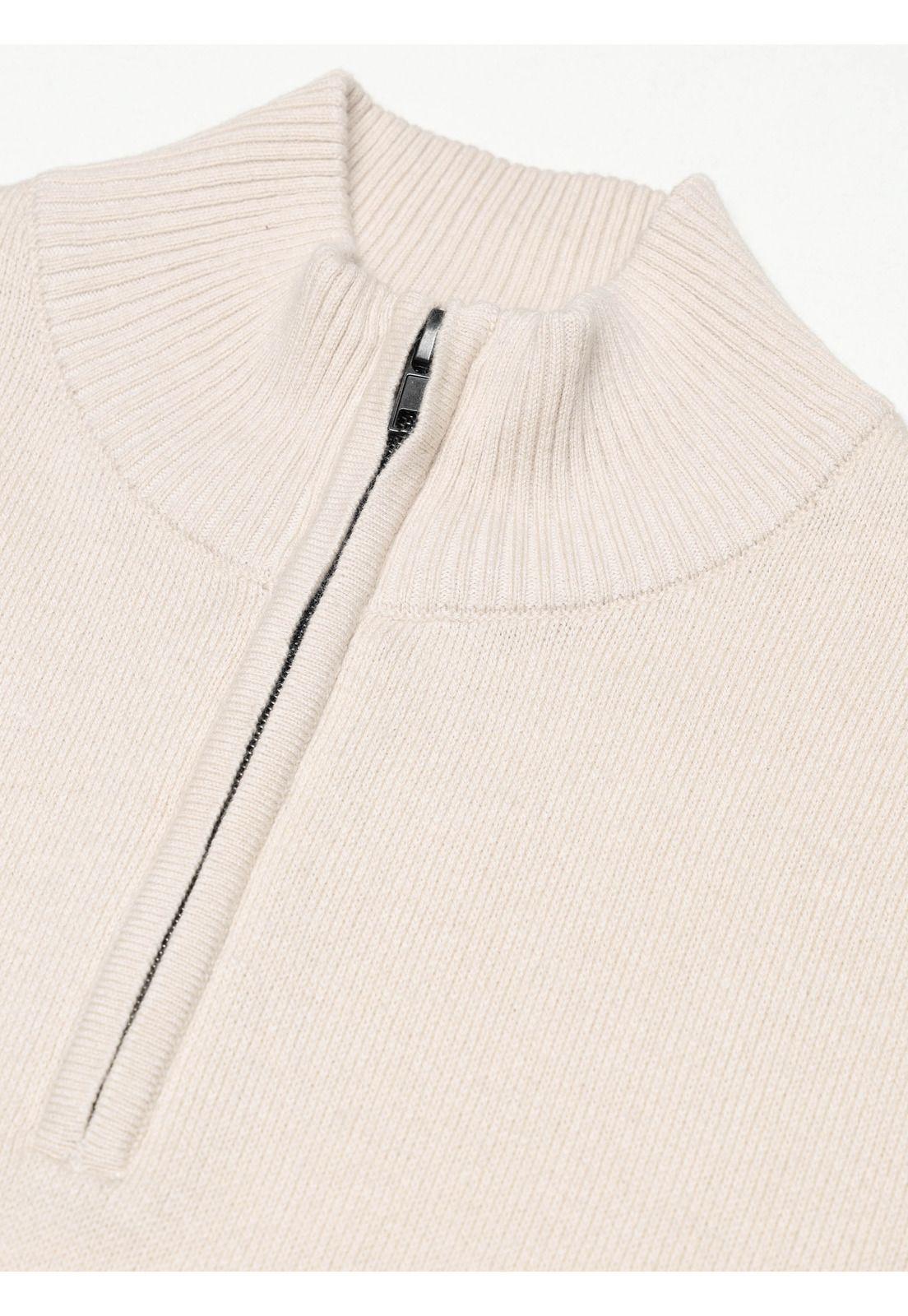 Sweater Cuello Alto Regular Fit Crema Arrow SW33096CR-4
