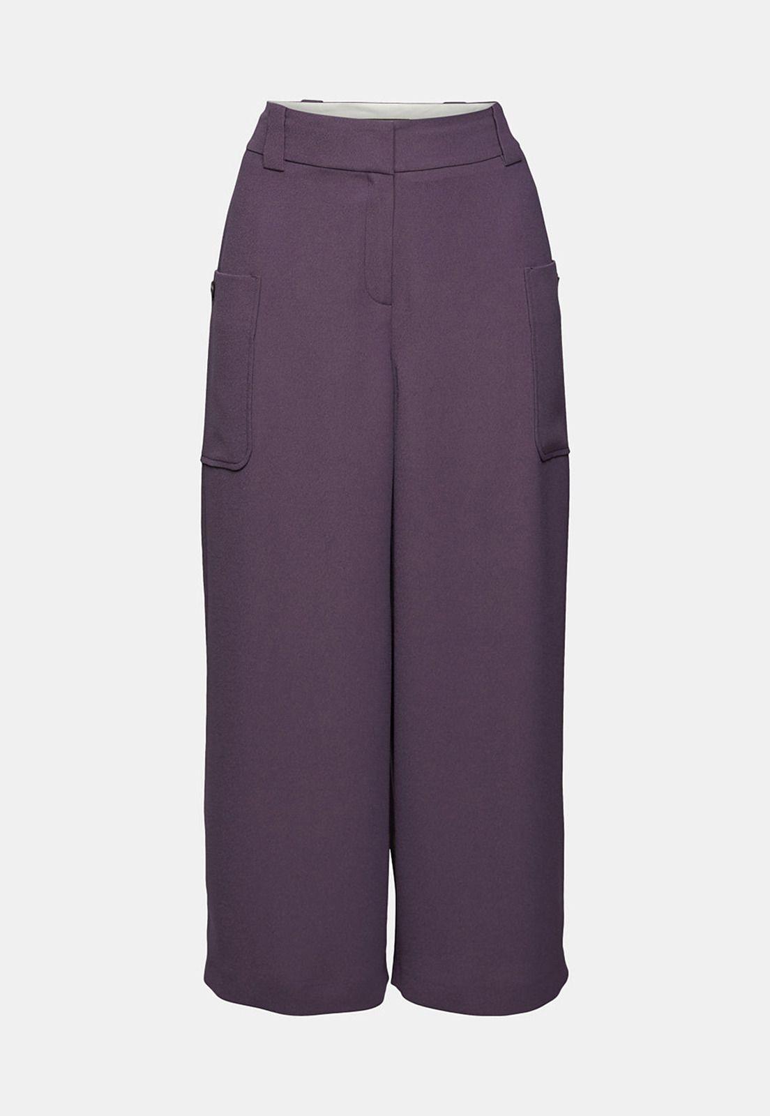 Pantalón Tobillero De Pierna Ancha Esprit 062EO1B303-3